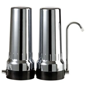 ATL-DEPURALTOPDUODVBCHVUOTO - Depural Duo 10" Std Chrome Countertop Housing Kit
